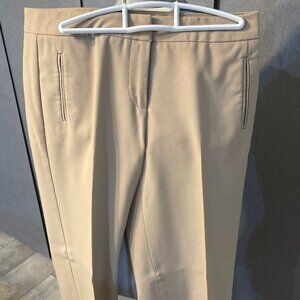 Express Dress Pants Women's Size 3/4S Khaki Brown Stretch Mid Rise Straight
